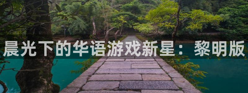 bg大游官网解绑银行卡怎么解绑：晨光下的华语游戏新星：黎明版